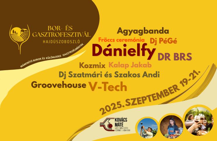 Bor- és Gasztrofesztivál Hajdúszoboszló