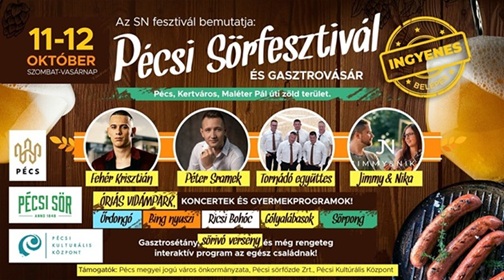 Pécsi sörfesztivál és gasztro vásár