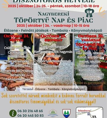Disznótoros Hétvége és Nagybereki Töpörtyű Nap
