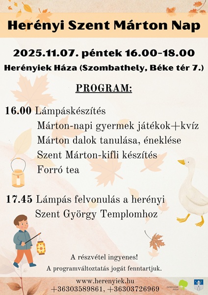 Herényi Szent Márton-nap Szombathely
