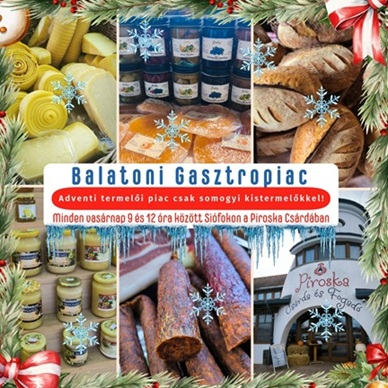 Adventi Termelői Piac a Piroska Csárdában