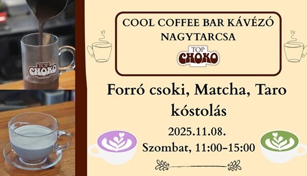 Ingyenes kóstoló a Cool Coffee Barban