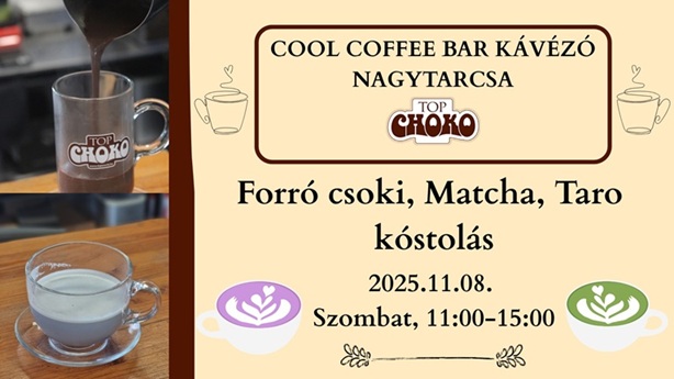 Ingyenes kóstoló a Cool Coffee Barban