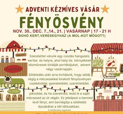 Fényösvény a Bohó Kertben