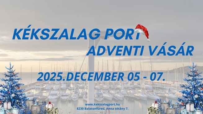 Adventi vásár a Kékszalag PORT-ban