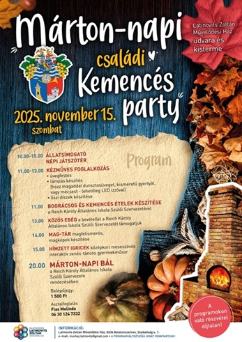 Márton-napi Családi Kemencés Party Balatonszemes