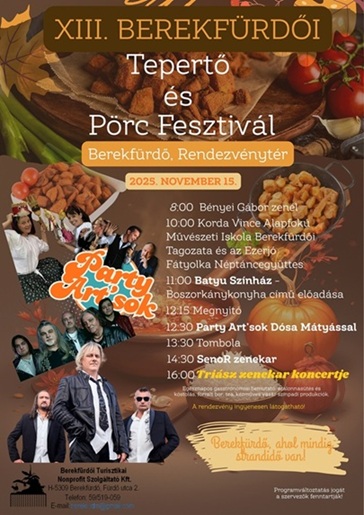 XIII. Tepertő és Pörc Fesztivál Berekfürdő