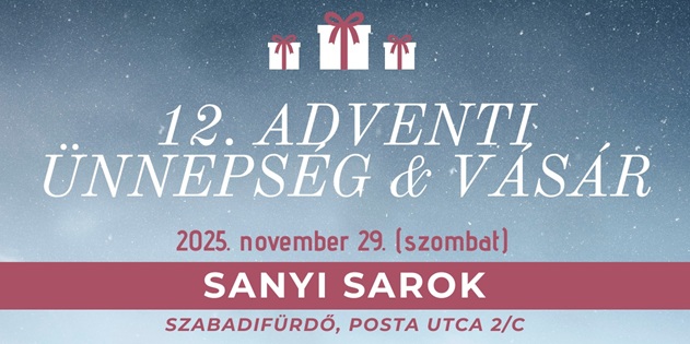 Adventi nap a Sanyi Sarok Étteremnél