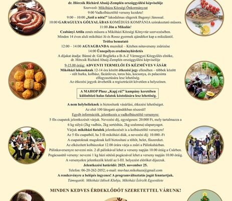 XIV. Vadkolbásztöltő Fesztivál és Helyi Termék Vásár