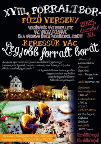 XVIII. Forraltborfőző Verseny Vác