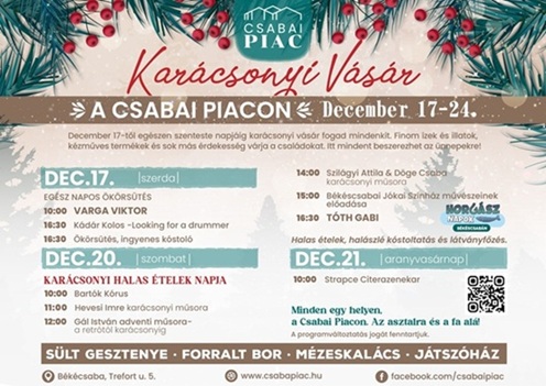 Karácsonyi Vásár a Csabai Piacon